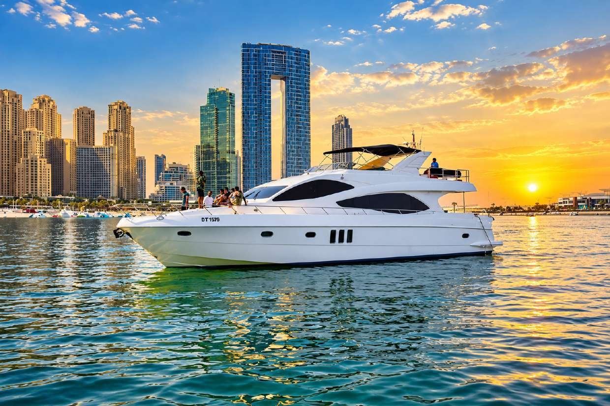 77 ft Sovereign Yacht in Dubai Marina